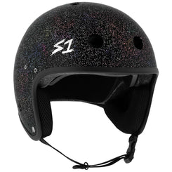 S1 RETRO Lifer E-Helmets - Black Glitter