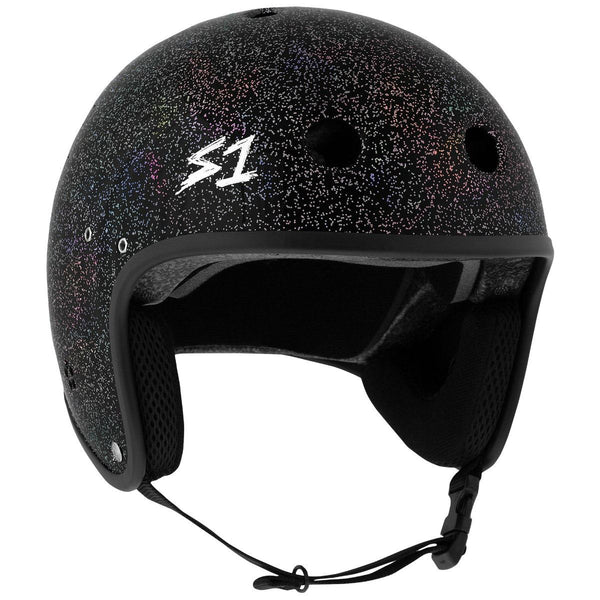 S1 RETRO Lifer E-Helmets - Black Glitter
