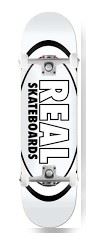 Real Team Classic Oval (White) x Venom Custom Complete Skateboard - 8.38"