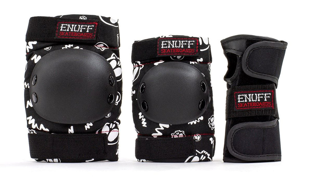 Enuff Skulls Junior Ramp Pad Set - Black - Skatewarehouse.co.uk