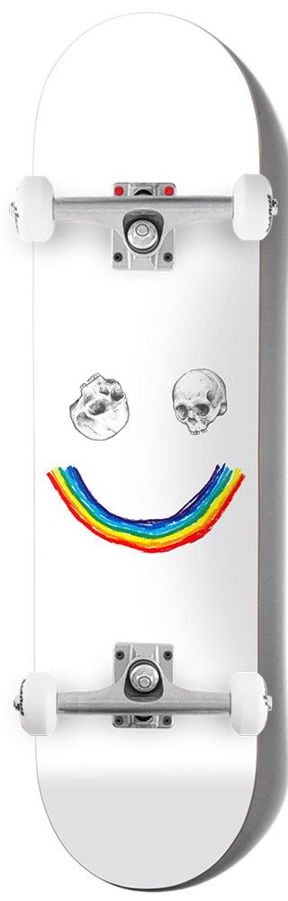 Girl Skull N Bows Breana Geering x Venom Custom Complete Skateboard - 8.5