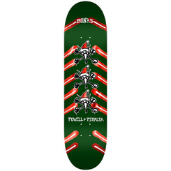 Powell-Peralta Rat Bones • Holiday ' • • Green / Red Foil Skateboard Deck - 8.75"