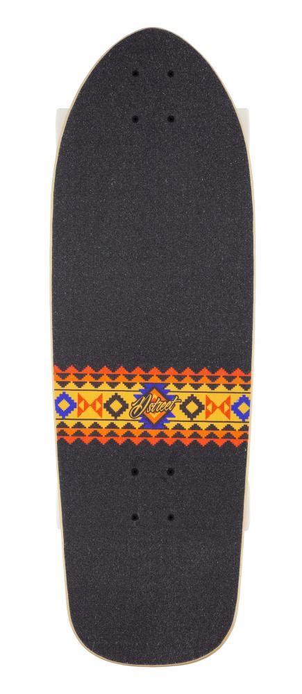 D Street Surfskate Skateboard Aztec Baja - 9.375