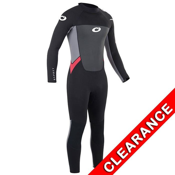 Osprey Origin Mens Full Length Wetsuit 3mm - Red