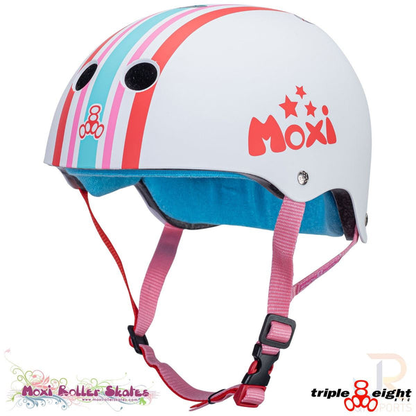 Triple 8 Cert SweatSaver Helmet - Moxi Stripey - X-Small / Small