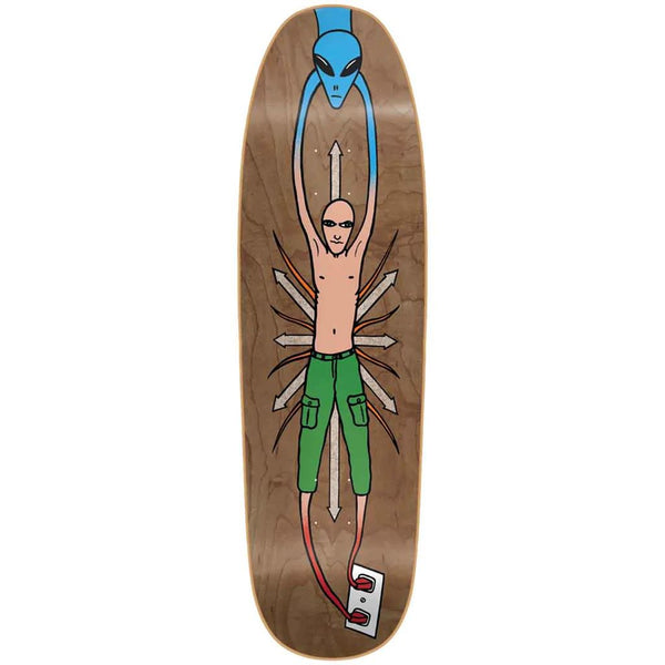 New Deal Vallely Alien SP Brown Skateboard Deck - 9.18