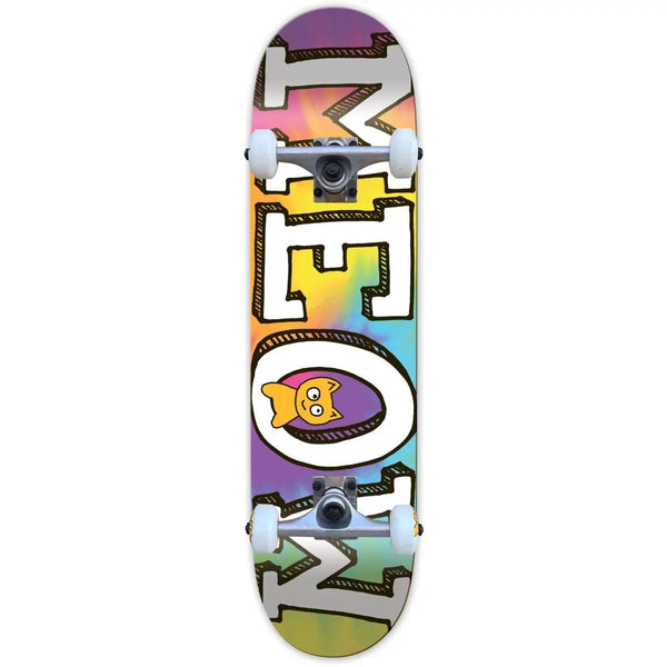 Meow Logo Tie Dye Complete Skateboard - 7.5