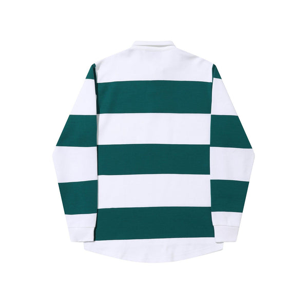 Helas Yard LS Polo (White / Green) - S