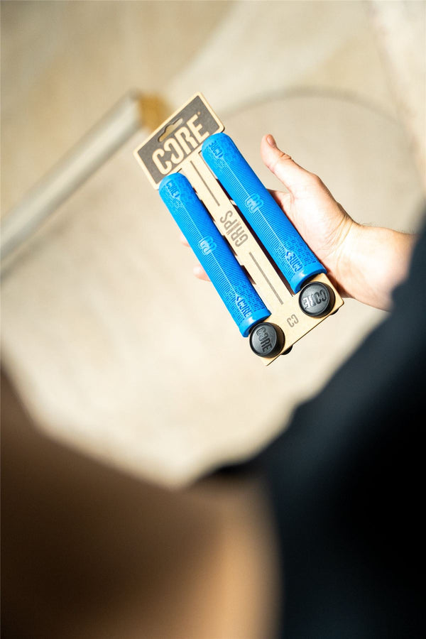 CORE Skinny Boy Handlebar Grips Soft 170mm – Dark Blue - Skatewarehouse.co.uk