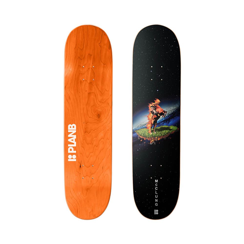 Ghostrider Mcclung x31.77" Plan B Skateboard Deck - 8.25"