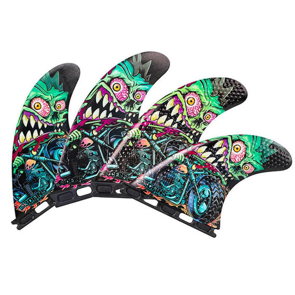 3D Fins - All Rounder Quad - Medium - Rider (FCS1 / Futures)
