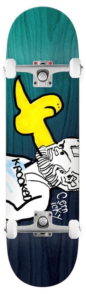 Krooked Pro Cernicky Socrates Custom Complete Skateboard - 8.06