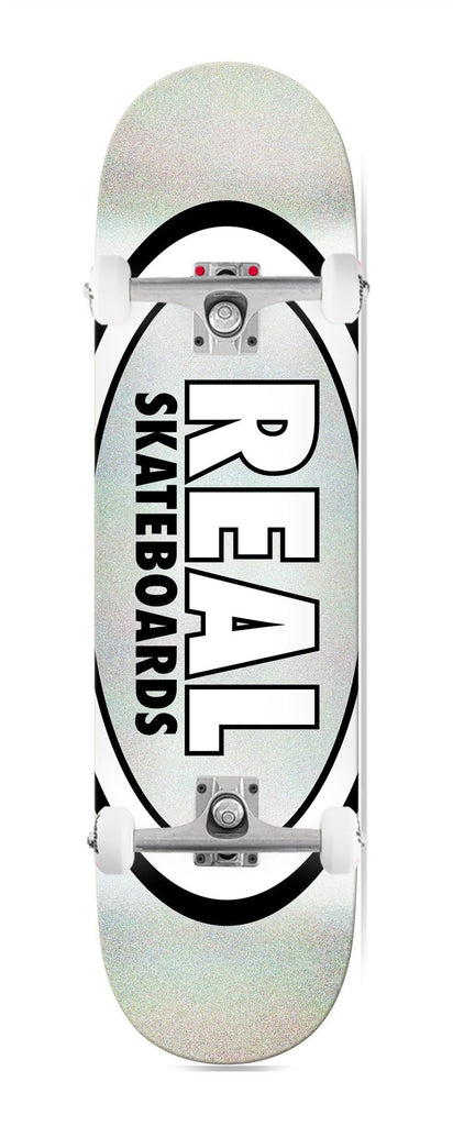 Real Team Classic Oval - Easy Rider (Silver Holo) x Venom Custom Complete Skateboard - 8.5"