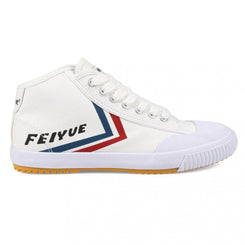 Feiyue Footwear Fe Lo Mid 1920 Martial Arts/Gym/Lifing Shoes - White / Blue / Red