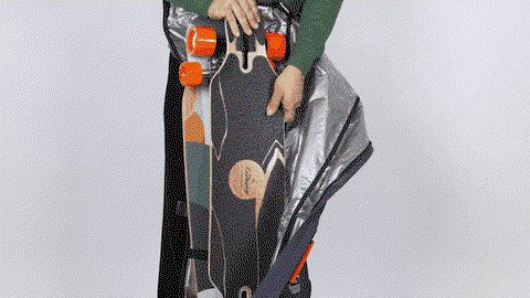 Loaded x Kyoto Long Base Board Bag - Dark Matter