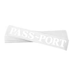 Pass~Port Sticker - White - One Size