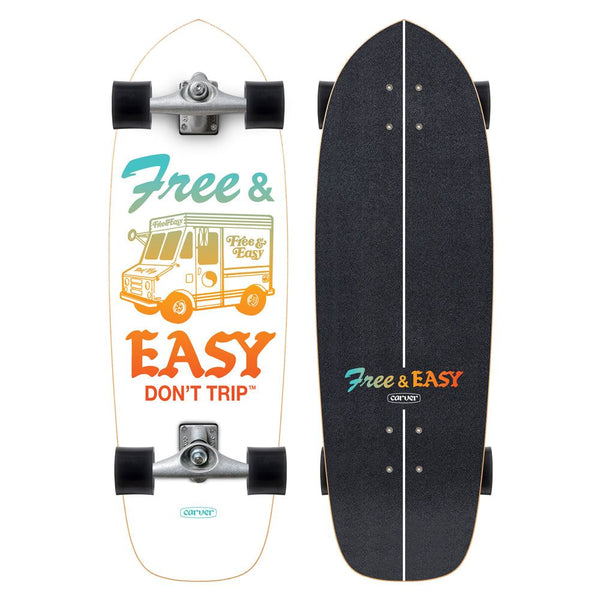 Carver Skateboards 30.75" Free & Easy Paleta - CX Surfskate Complete