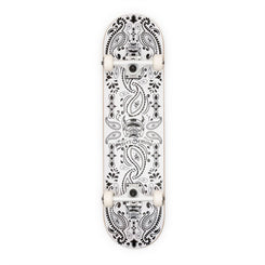 Speed Demons Bandana Black / White Complete Skateboard - 7.75"