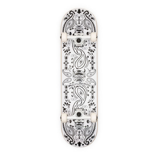 Speed Demons Bandana Black / White Complete Skateboard - 7.75