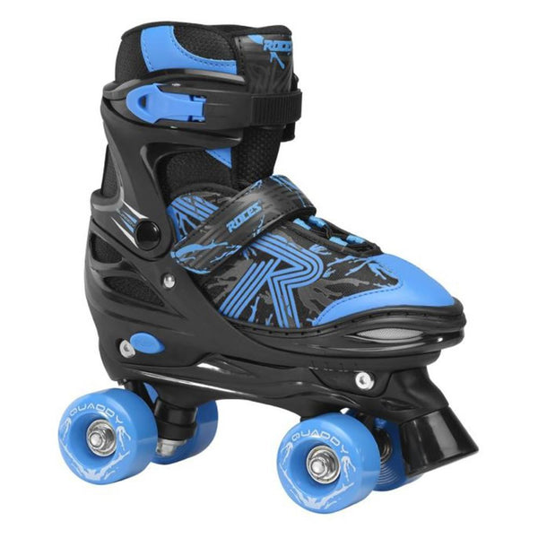 Roces Quad Skates Quaddy 3.0 - Black / Astro Blue - Skatewarehouse.co.uk