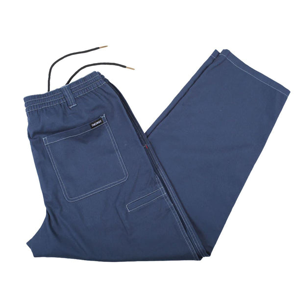 Theories Of Atlantis Stamp Lounge Pants Navy / Contrast Stitch - Skatewarehouse.co.uk