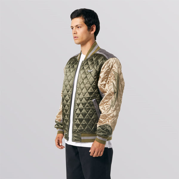 HUF Lightning Bomber Jacket (Olive) - XS