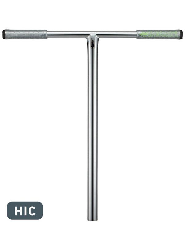 Blunt Thermal V2 650mm HIC - Chrome (with Clear Hand Grips) Scooter Bars
