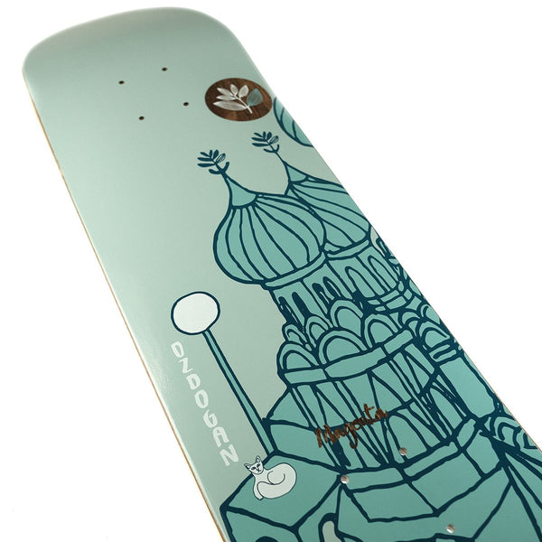 Magenta Jameel Douglas Buildings Skateboard Deck - 8.5