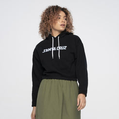 Santa Cruz Womens Hood Gingham Arch Strip Hood - Black - Skatewarehouse.co.uk