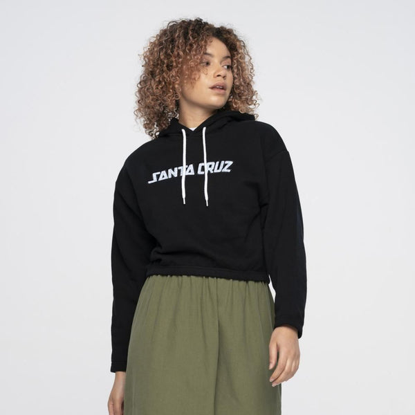 Santa Cruz Womens Hood Gingham Arch Strip Hood - Black - Skatewarehouse.co.uk