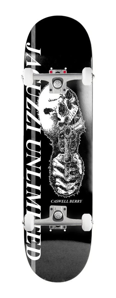 Jacuzzi Unlimited Cawell Berry Gunner EX7 Black x Venom Custom Complete Skateboard - 8.25"