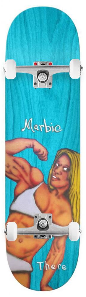 There Deck Marbie Buff Custom Complete Skateboard - 8.5