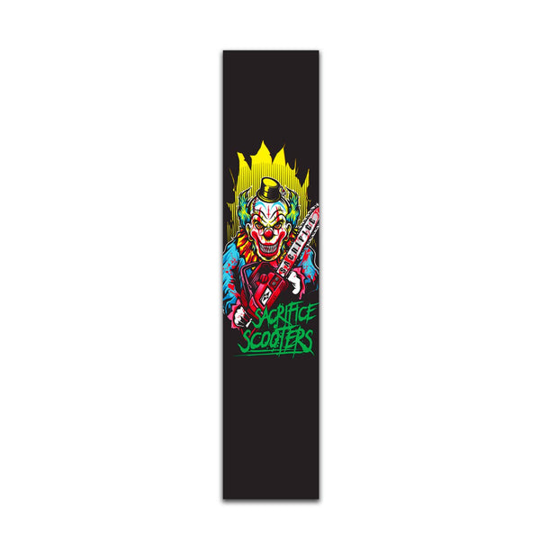 Sacrifice Scooter Grip Tape - Crazy Clown V2 - Skatewarehouse.co.uk