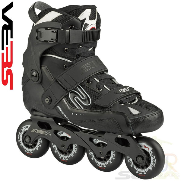 Seba '16 GT 80 - Black / Black - Size 47 Inline Skates