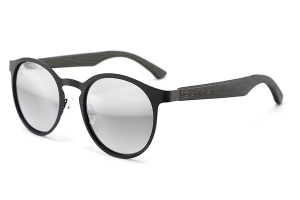 Luma St Ives Sunglasses - Black/Silver - Skatewarehouse.co.uk