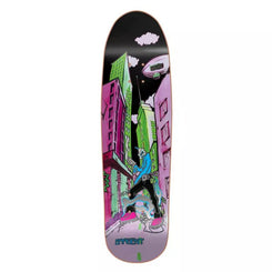 New Deal Sargent Invader Slick Neon Skateboard Deck - 9.3"