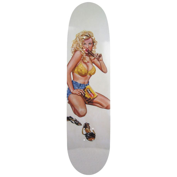 World Industries Kareem Campbell Fudgesicle EX7 White Skateboard Deck - 7.7