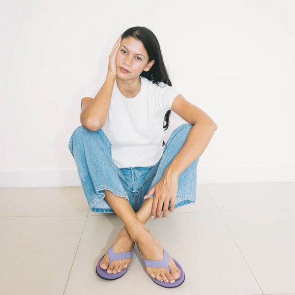 Indosole - Womens Flip Flops - Easy Living Lite - Purple Haze Shoes
