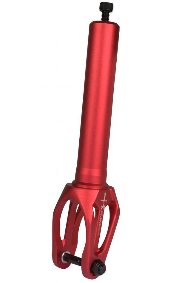 Addict Scooter Fork Sword SCS - Red - Skatewarehouse.co.uk