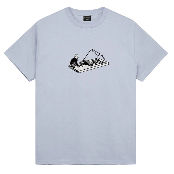 Pass~Port Greedy Tee (Stonewash Blue) - XL