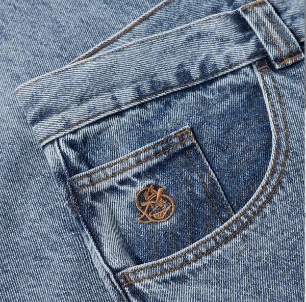 Polar Skate Co 93 Pants (Heavy Washed Blue)