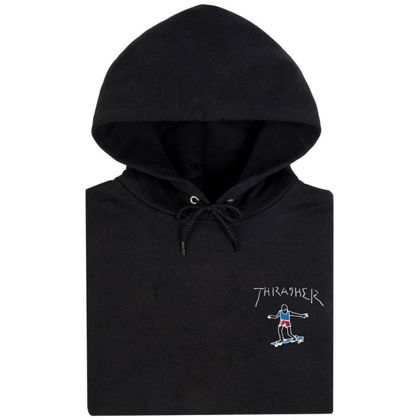 Thrasher Hoody Gonz Mini Logo - Black - Skatewarehouse.co.uk