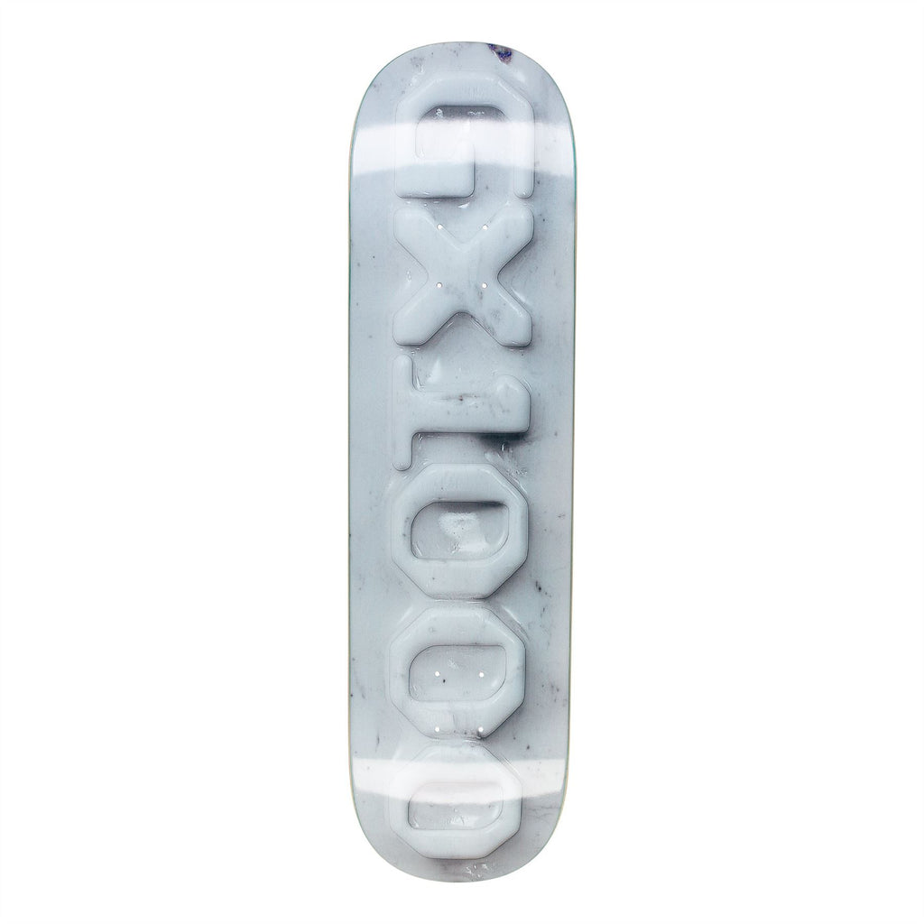 Ceramic OG Logo - White Skateboard Deck - 8.25"