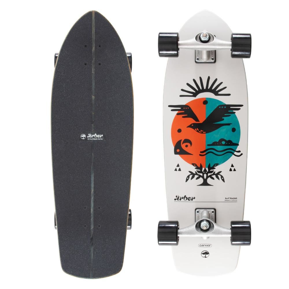 Longboard Magazine サーフフォトフレーム Arbor Surfskate CX Surfskate Surf Rocket Complete Cruiser - 30.5