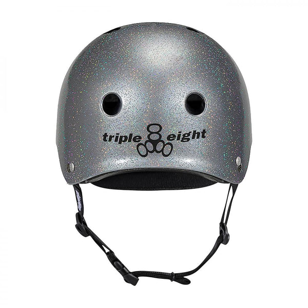Triple Eight Helmet Deep Cover - Silver Glitter