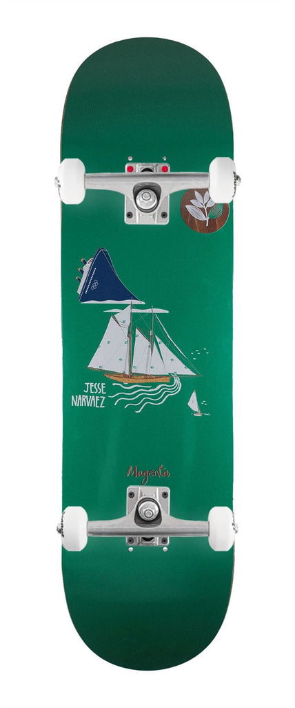 Magenta Jesse Narvaez Nautic Series x Venom Custom Complete Skateboard - 8.4"