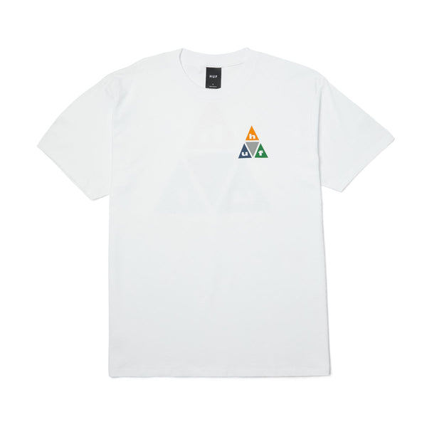 Prism TT SS Tee (White / Burnt Orange)