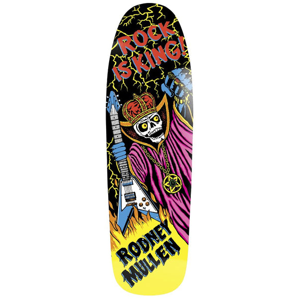 World Industries Rodney Mullen Rock is King EX7 Black Skateboard Deck - 9.625