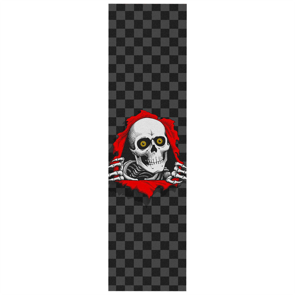 Powell Ripper Charcoal Checker Skateboard Grip Tape