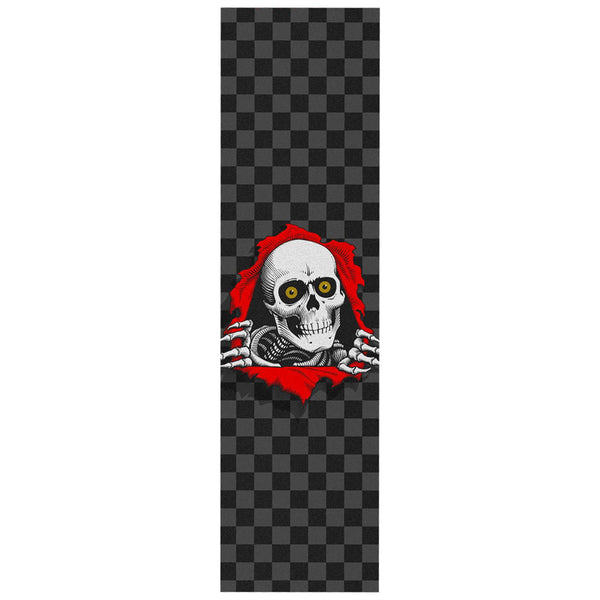 Powell Ripper Charcoal Checker Skateboard Grip Tape